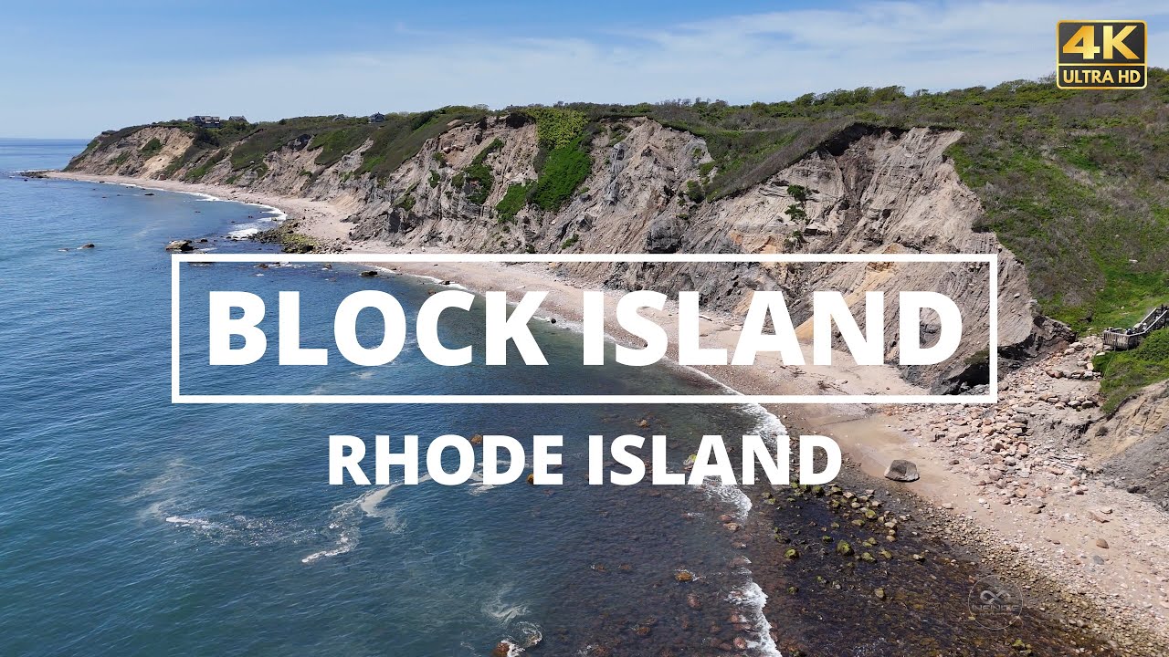 Block Island, Rhode Island - [4K] Drone Tour