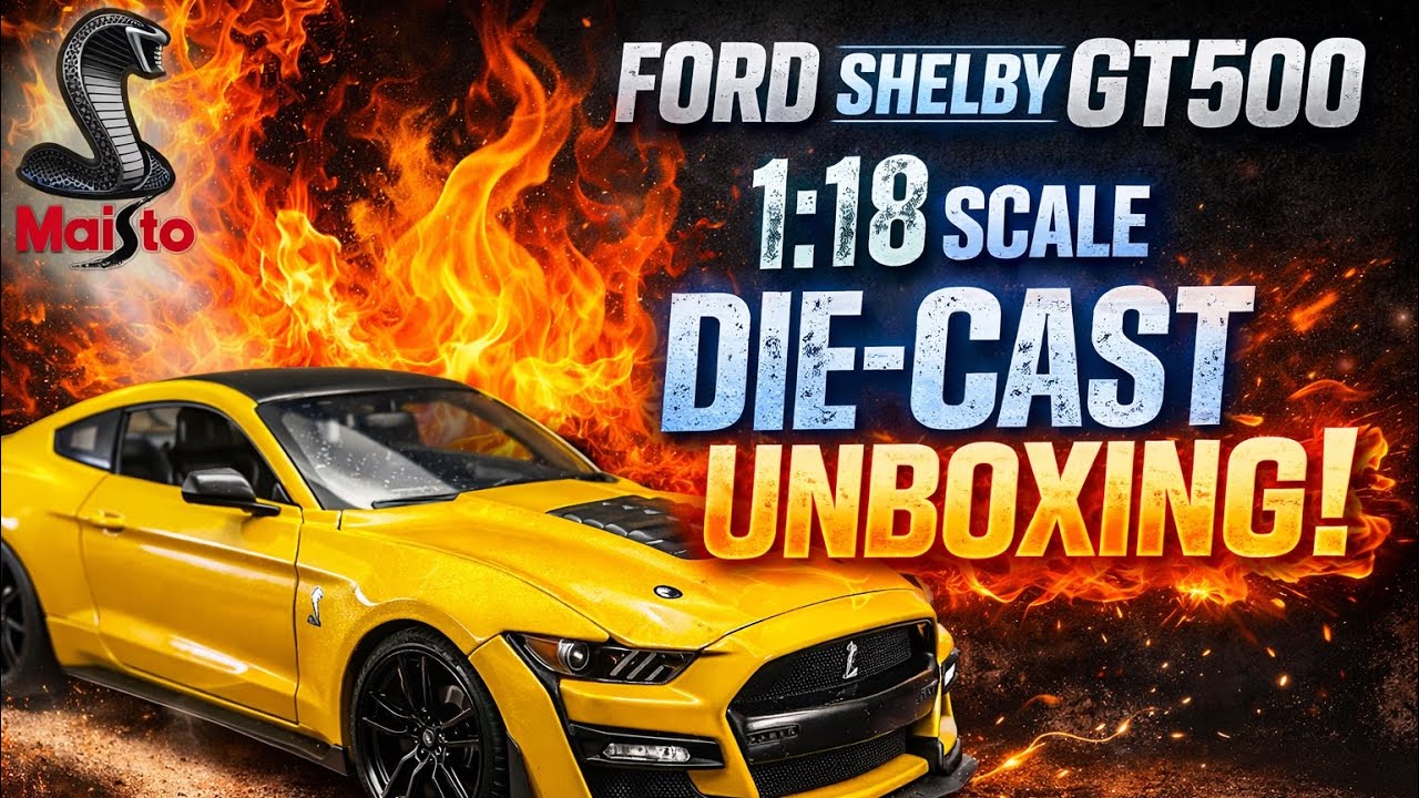 INSANE Detail! 2020 Ford Mustang Shelby GT500 Die-Cast Unboxing & First Look #diecastunboxing