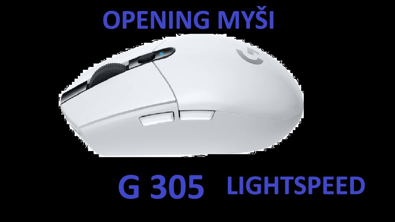 unboxing myši logitech G305