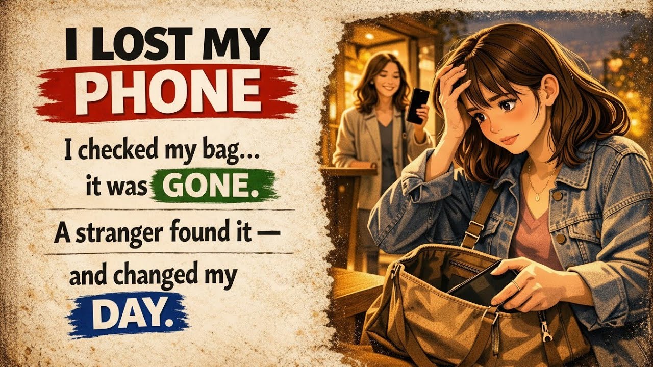 I Lost My Phone 🎧 | Learn English Through Story Level 1 🔥 | Improve English with Shadowing Technique
