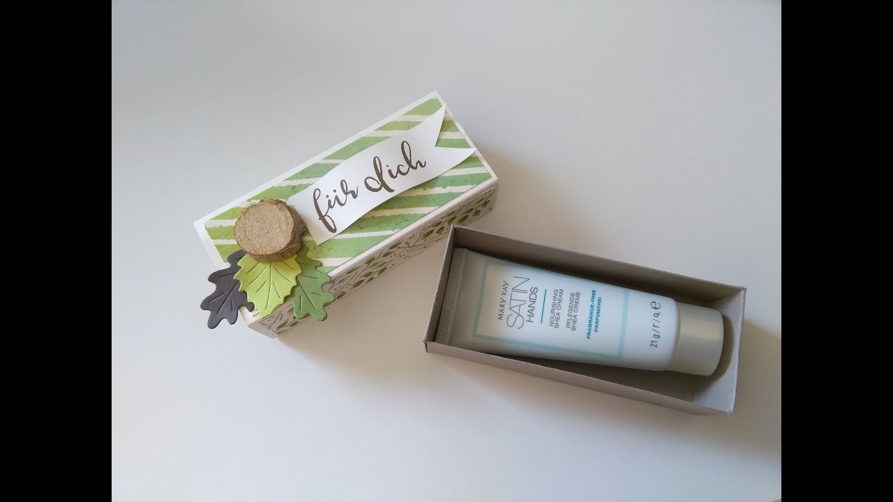 Tutorial: herbstliche Verpackung mit Produkten von Stampin up