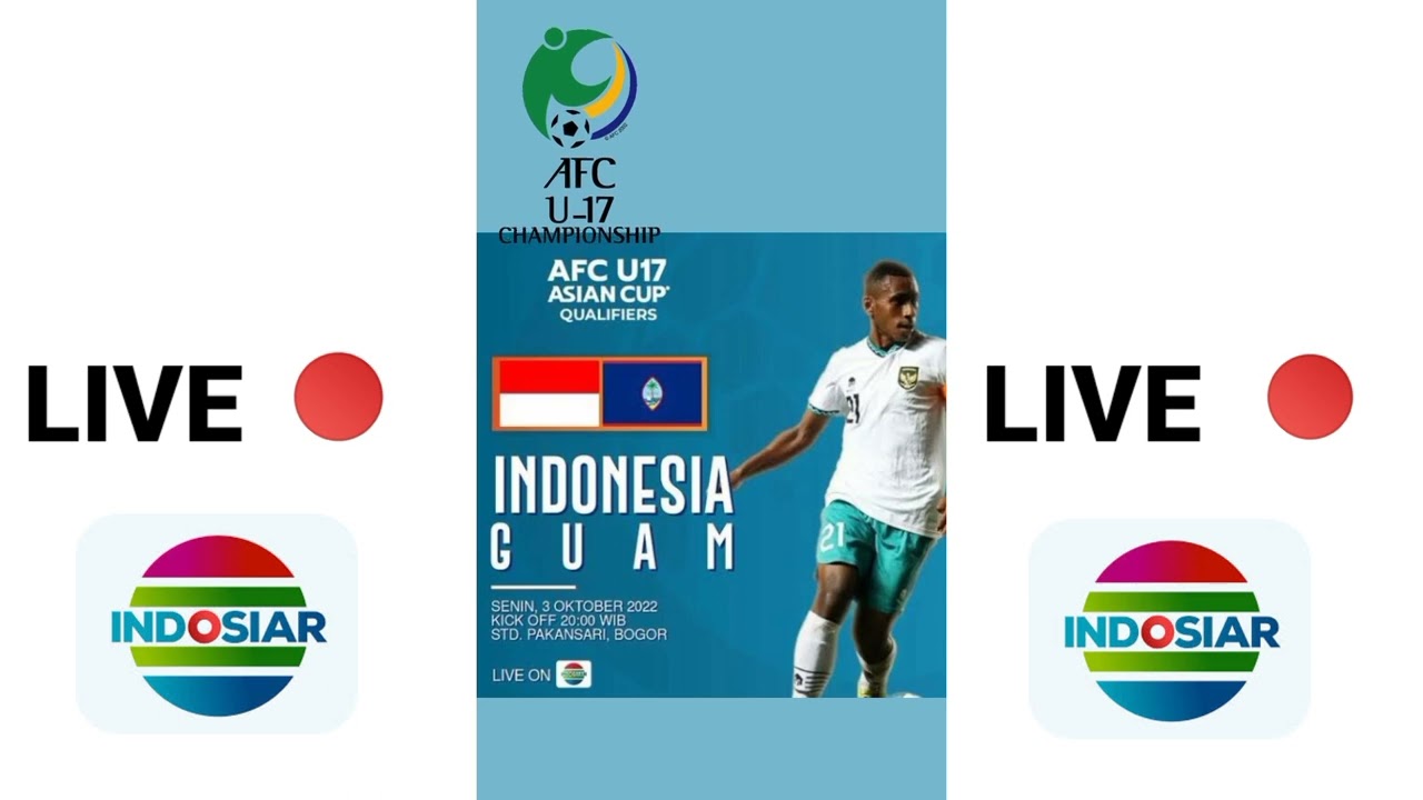 Live Indonesia u17 vs Guam u17 🇮🇩 🆚 🇬🇺 afc asian cup qualifiers 2022