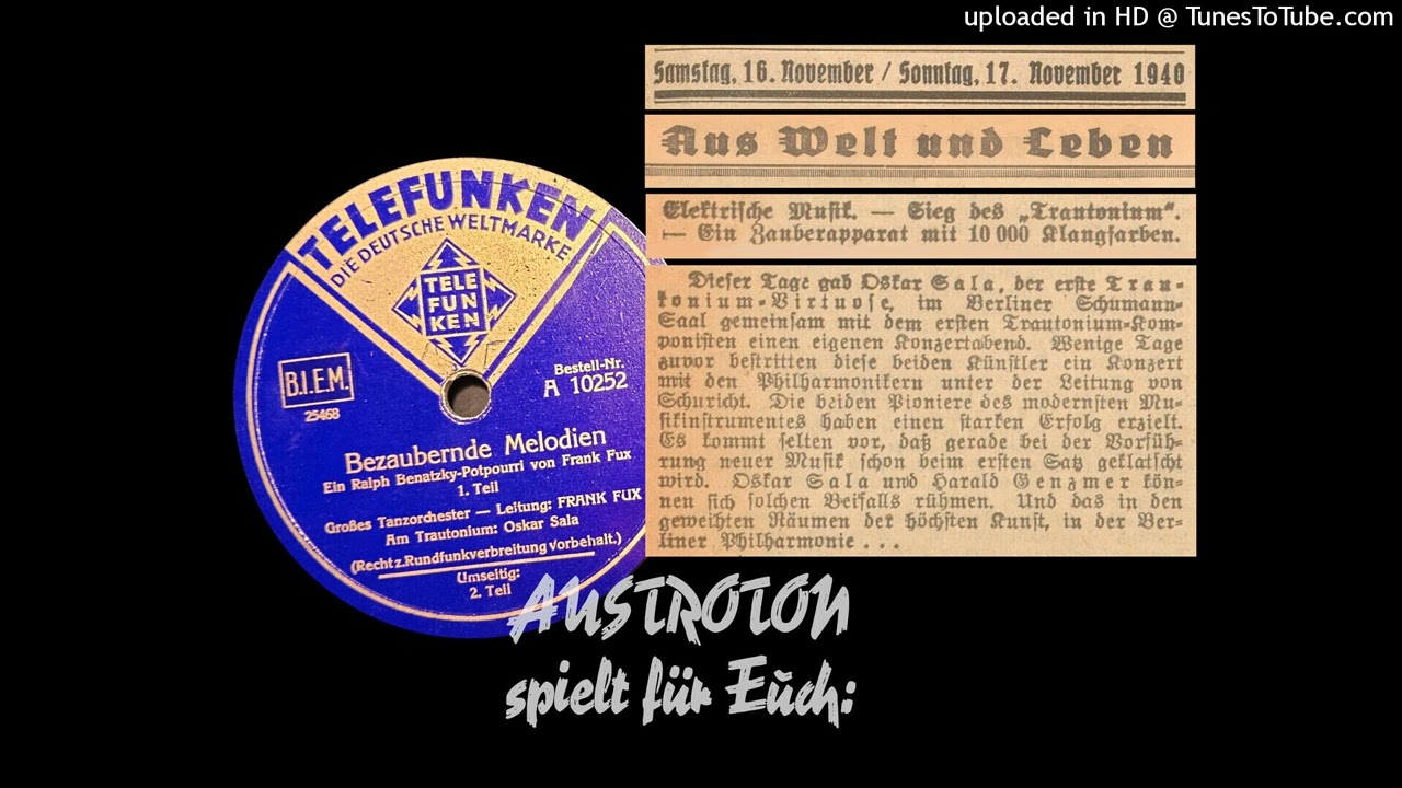 Gr. Tanzorch. Frank Fux: Bezaubernde Melodien - Schlager-Potpourri (Berlin 1941)