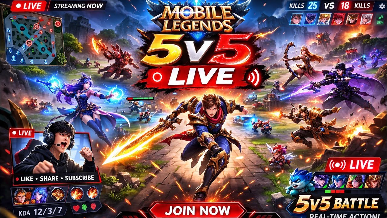 🔴 MOBA Legend 5v5 LIVE stream!