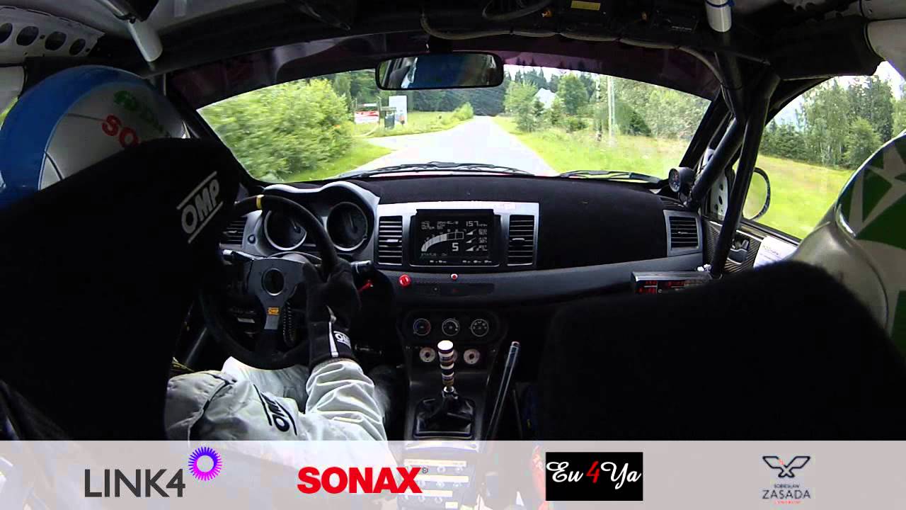 28 Rajd Karkonoski | Czopik / Lukas | Mitsubishi Lancer Evo X | onboard_oes Karpacz