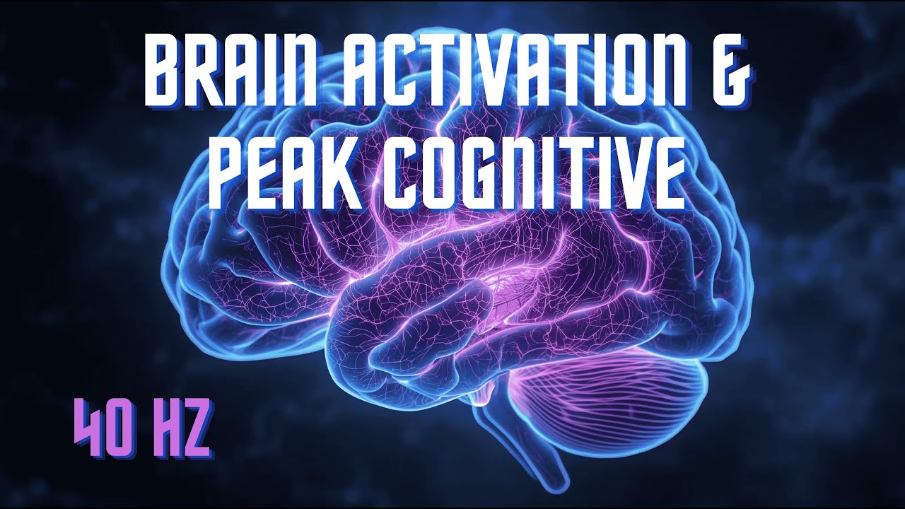 40 Hz Pure Gamma Waves | Extreme Focus, Brain Activation & Peak Cognitive Performance
