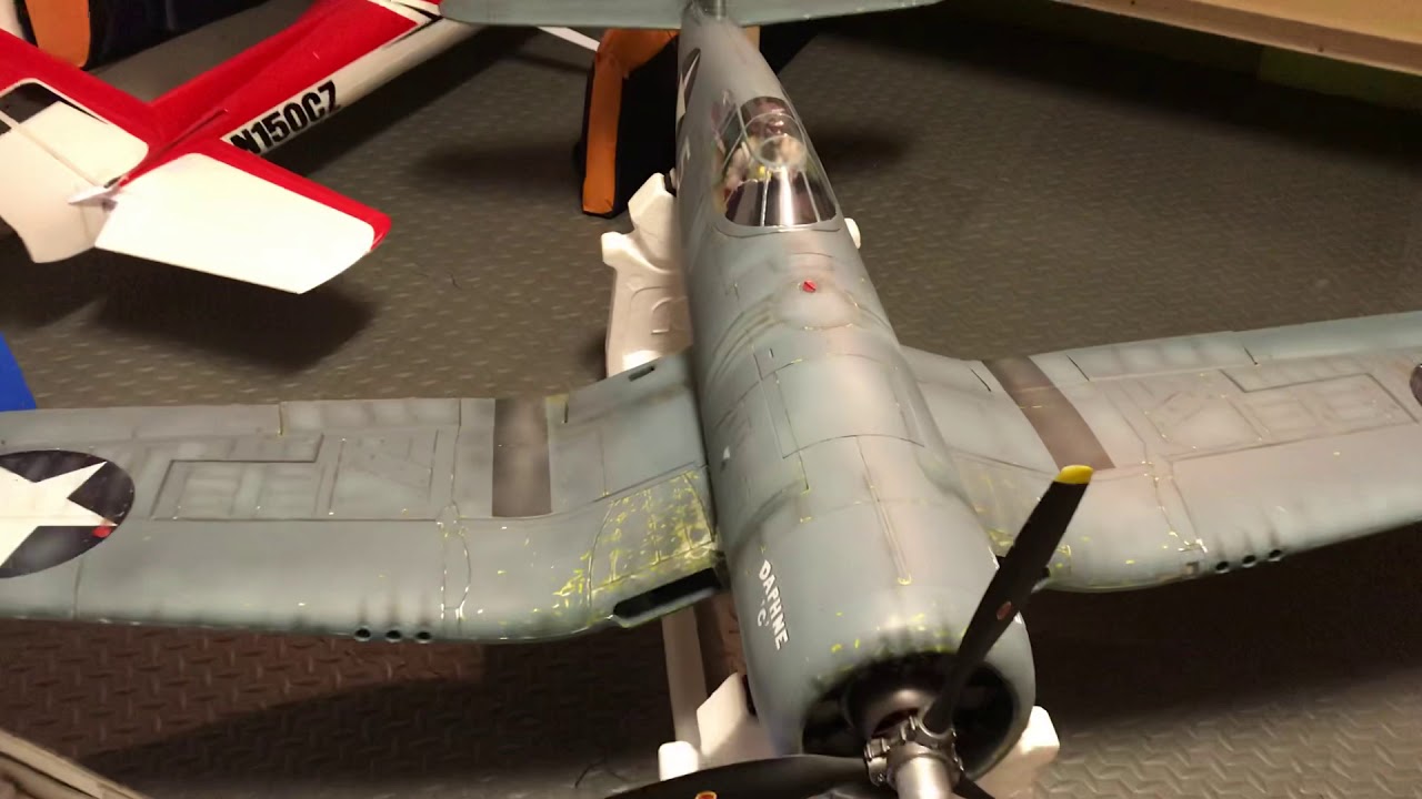 Flightline RC 1600mm F4U-1A Corsair Weathering