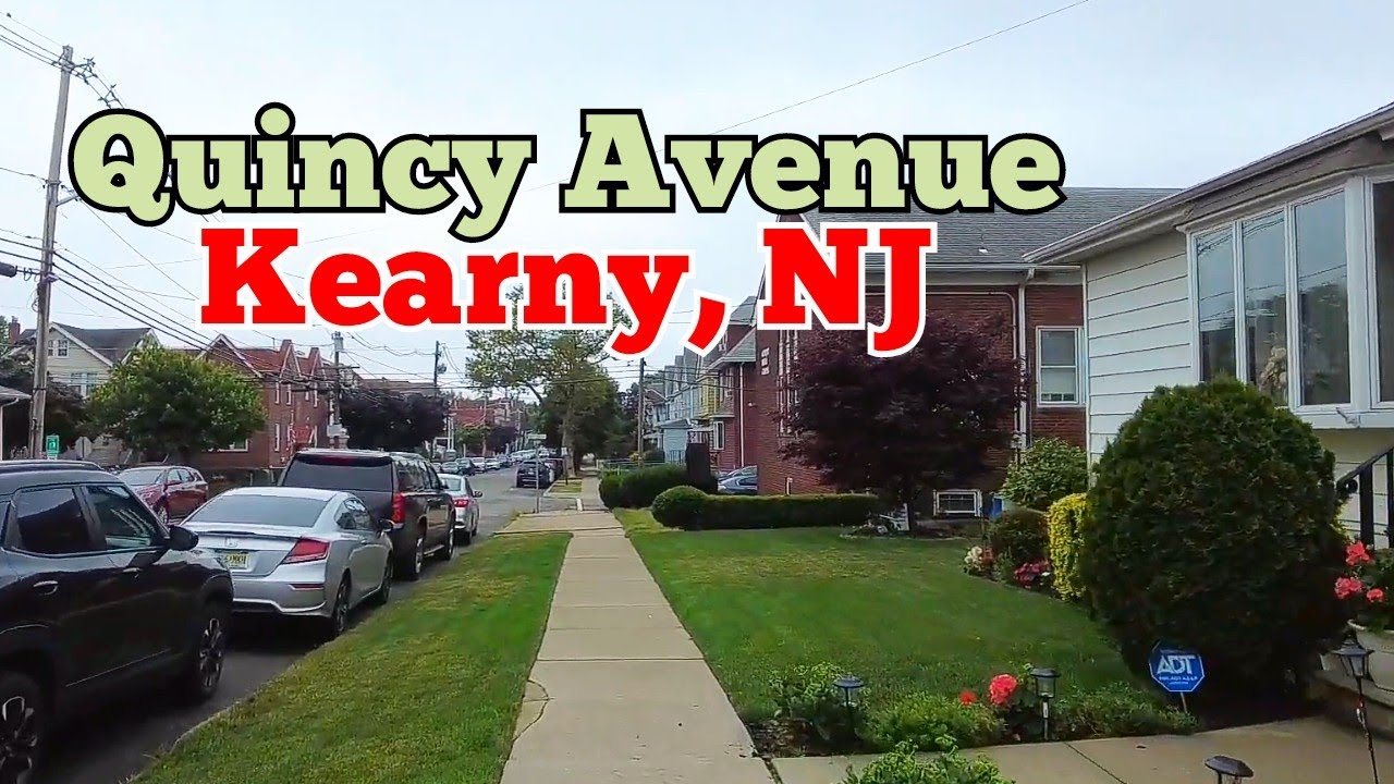 Walking on Quincy Avenue in Kearny, New Jersey, USA | Belgrove Dr to Schuyler Ave
