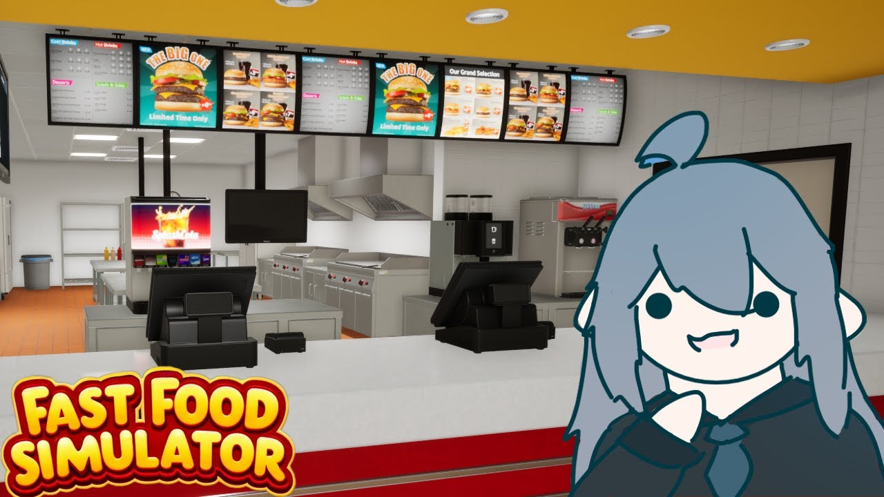 【瑞迪Ray】不幹養雞場了，回來開炸機店【Fast Food Simulator】太暈了，換玩恐鬼症