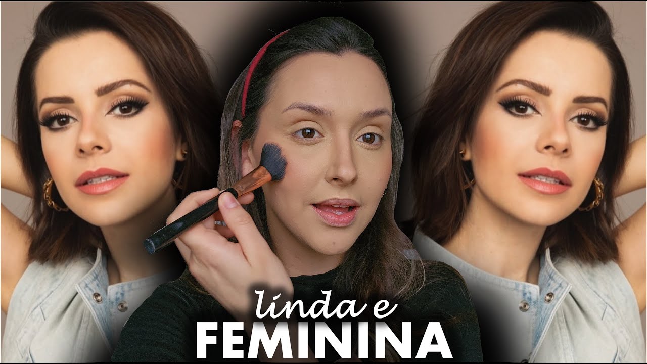 MAQUIAGEM DA SANDY - MAQUIAGEM LINDA E FEMININA
