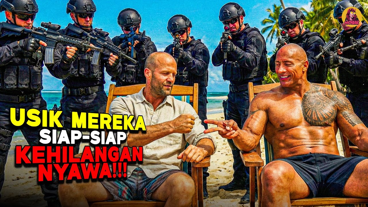 Mereka Tidak Tau Seberapa Brutal Dua Orang Ini‼️ alur cerita film Jason Statham & The Rock