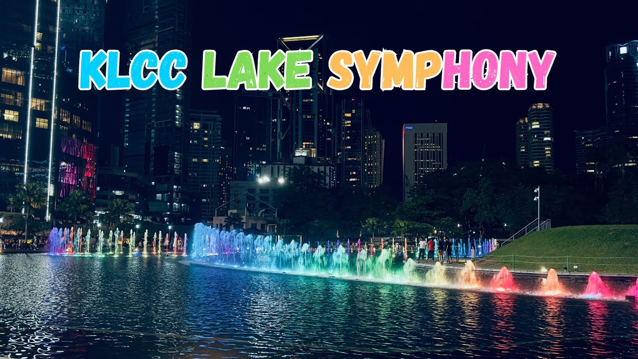 KLCC Lake Symphony Light & Sound Water Fountain [4K Video]