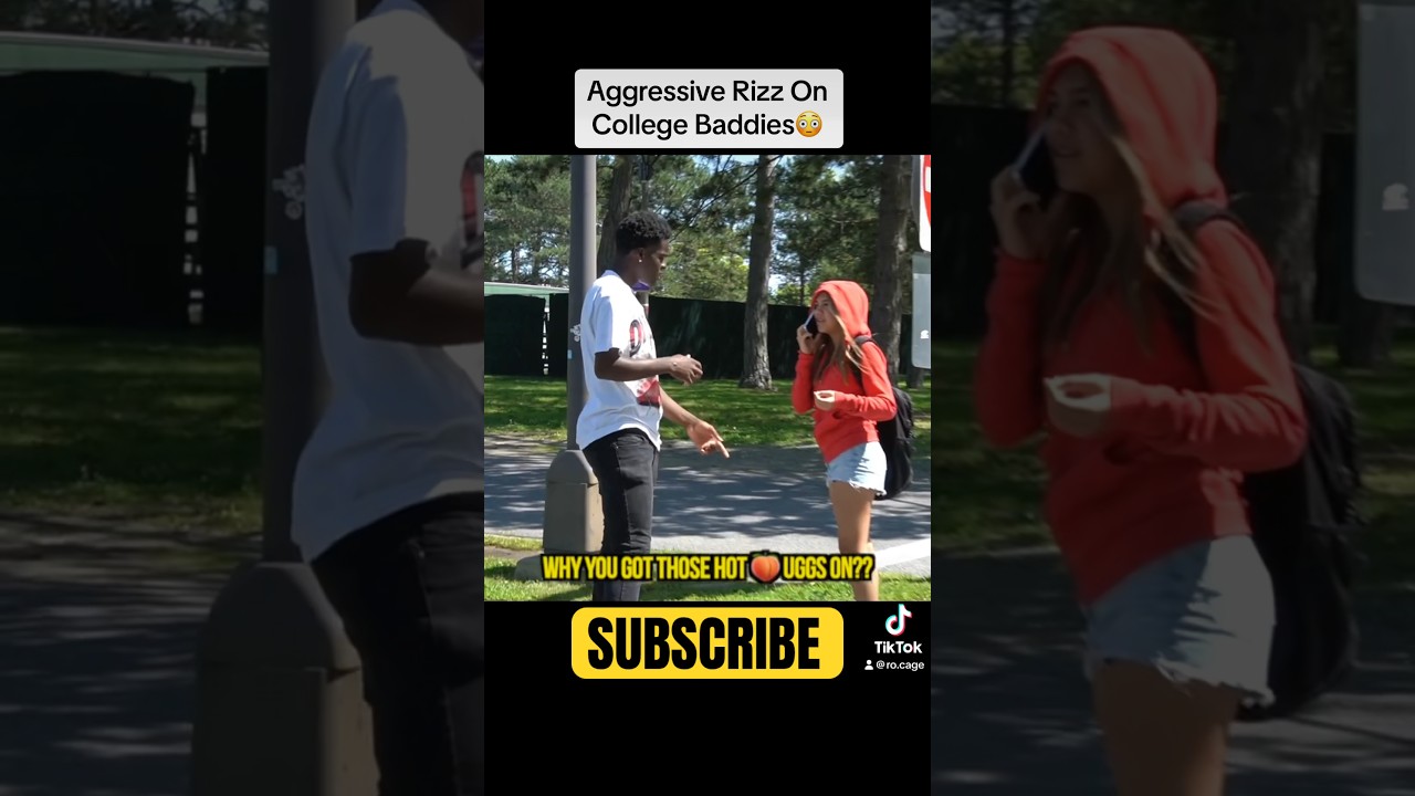 AGGRESSIVE Rizz PRANK😳 #funny #trending #shorts