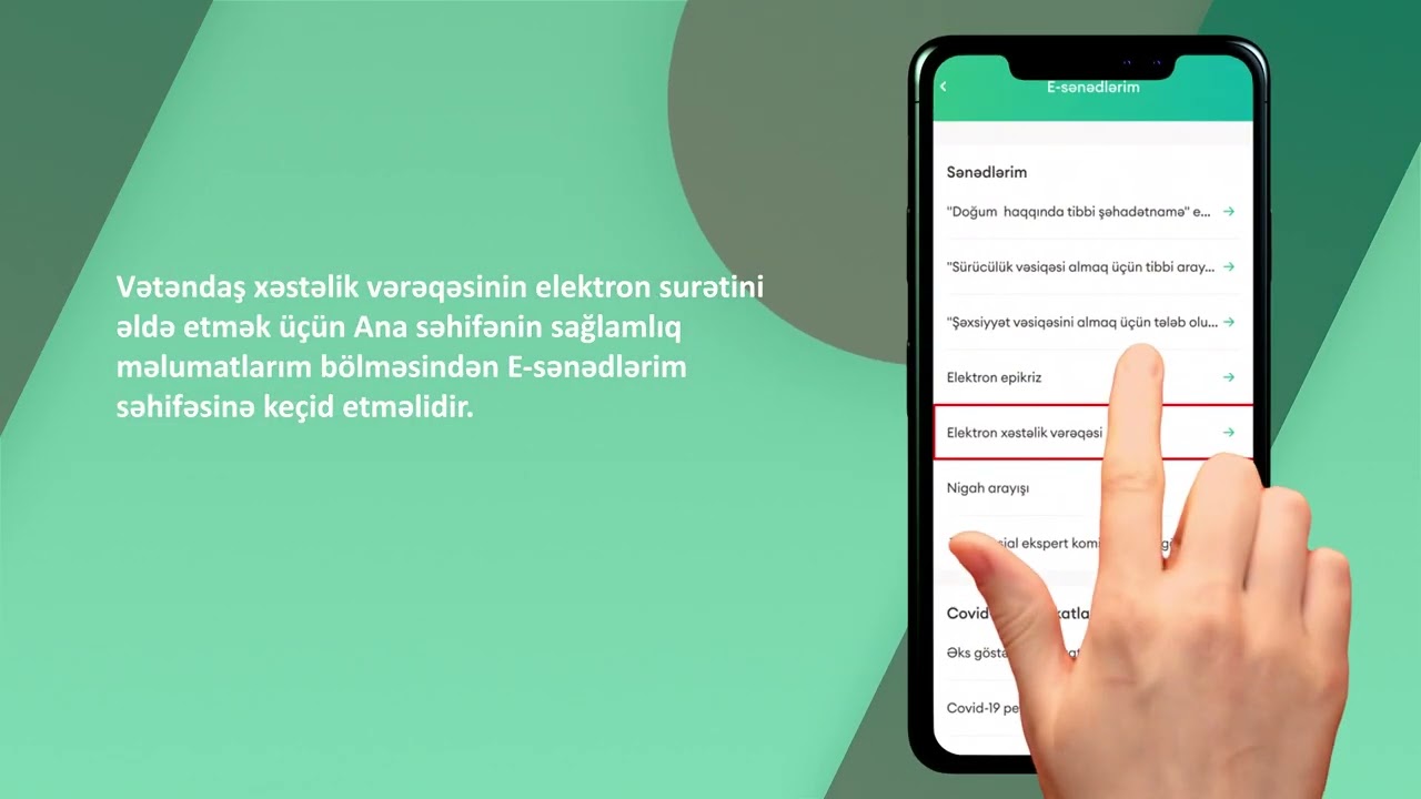 2023-c&uuml; ildə &ldquo;Elektron Xəstəlik vərəqəsi&rdquo; (e-b&uuml;lleten) sisteminə ke&ccedil;id nəzərdə tutulub