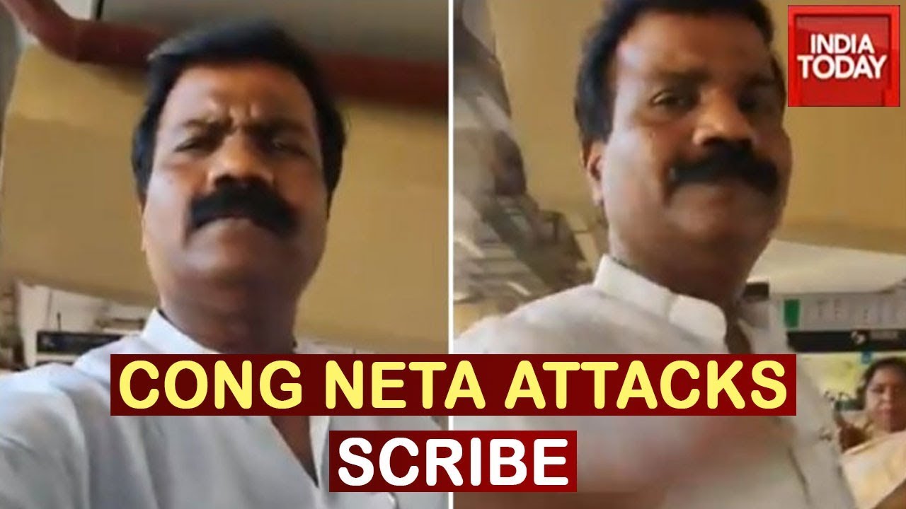 Congress Corporator Attacks Woman Journalist, Defends His Action After Video Goes Viral