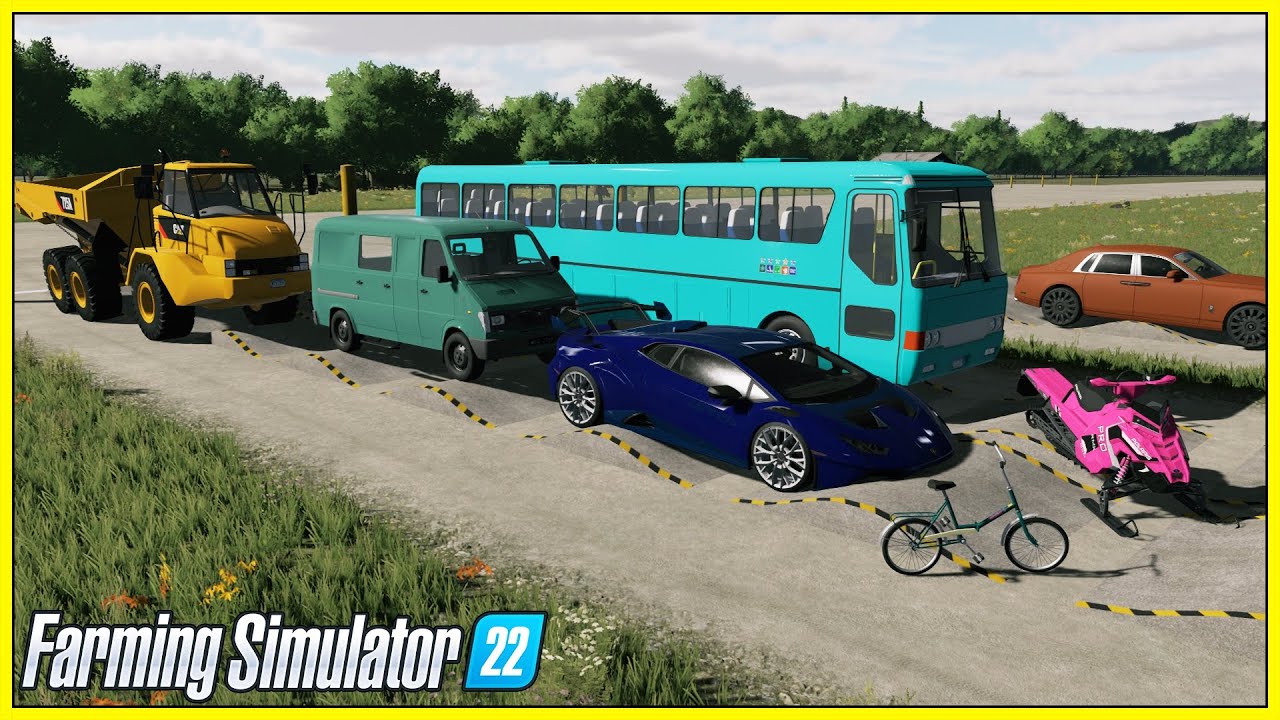 NIE WIESZ CZYM BĘDZIESZ JECHAĆ PO TRUDNEJ TRASIE😱┃LOSUJEMY POJAZDY DO WYŚCIGU 🏆┃FS 22