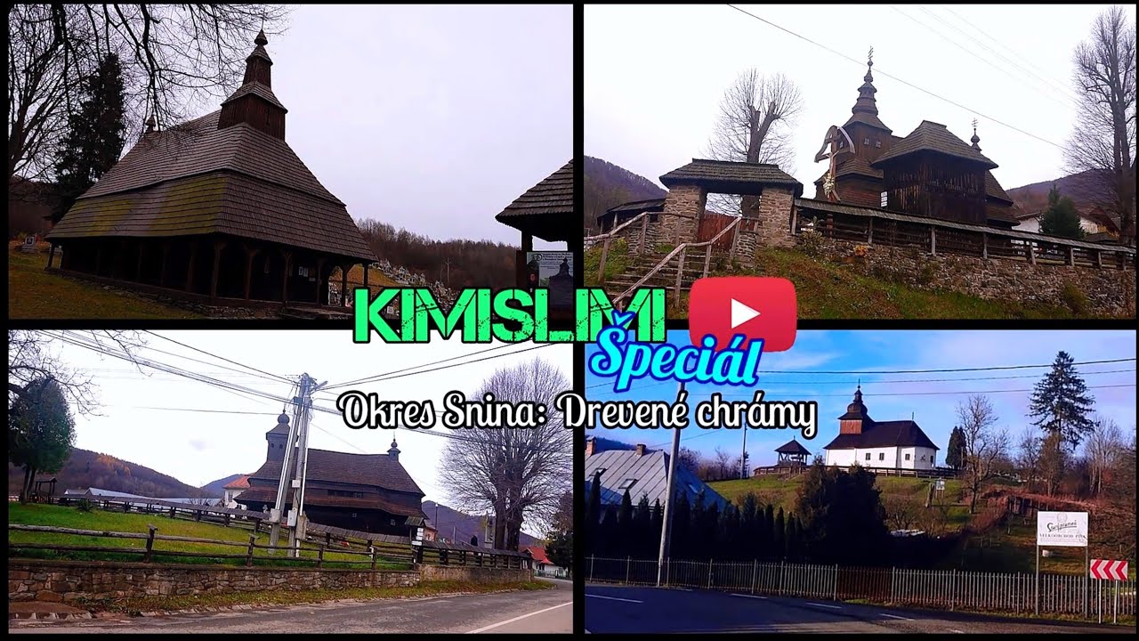 Okres Snina: Drevené chrámy