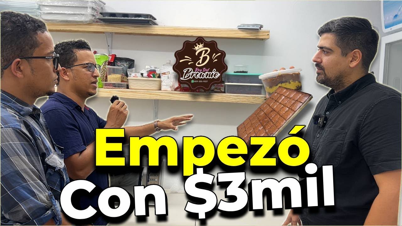 EMPEZÓ SU NEGOCIO CON 3MIL PESOS Y AHORA TIENE  UNA FÁBRICA |El Rey del Brownie 🍫
