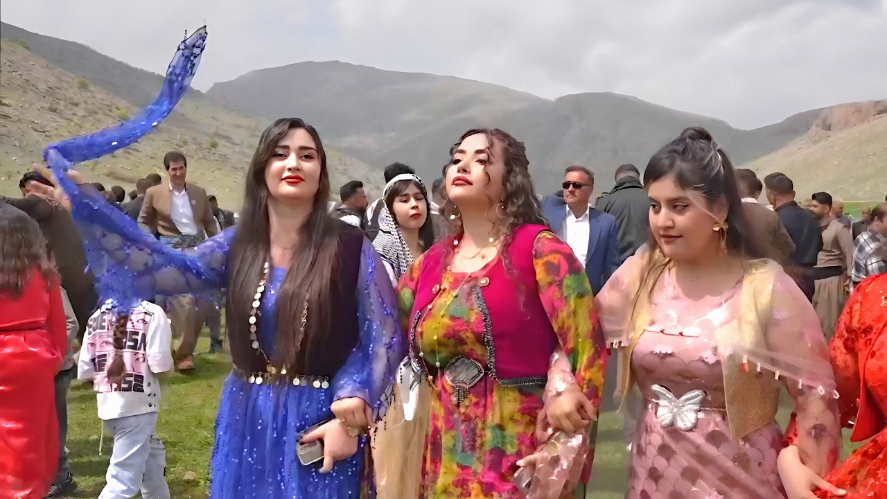 جشن نوروزی در کوردستان: رقص و شادمانی در مراسم سنتی روستای گورگان ۱۴۰۴