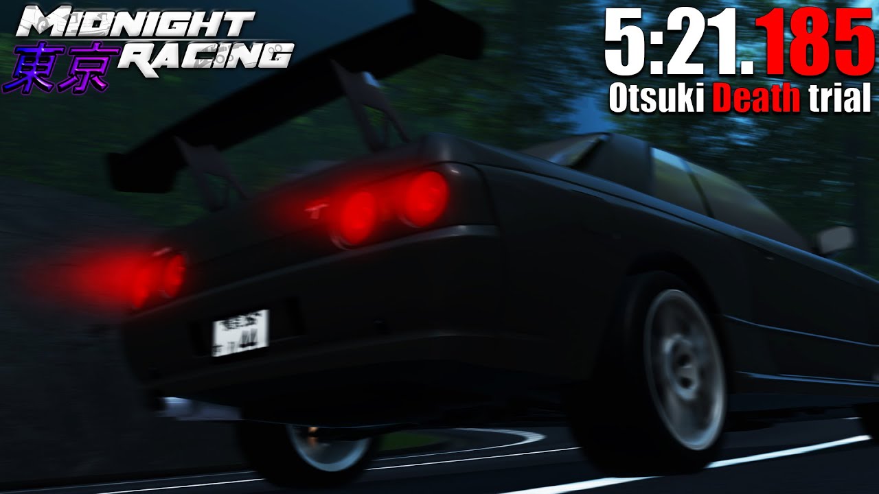 (OUTDATED) Nissan Skyline GT-R R32 Otsuki Death Trial 5:21 Run - Roblox Midnight Racing: Tokyo