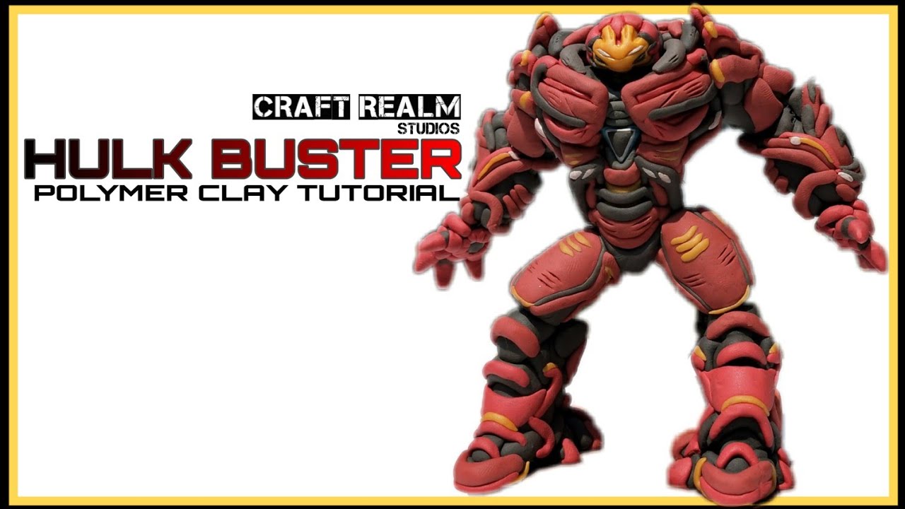 How to sculpt Marvel Avengers Hulkbuster with polymer clay