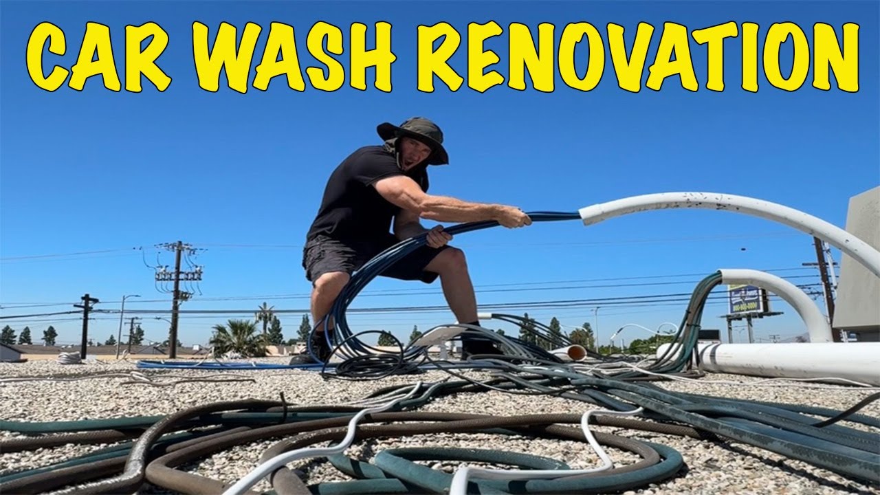 Self Serve Car Wash Renovation continues....