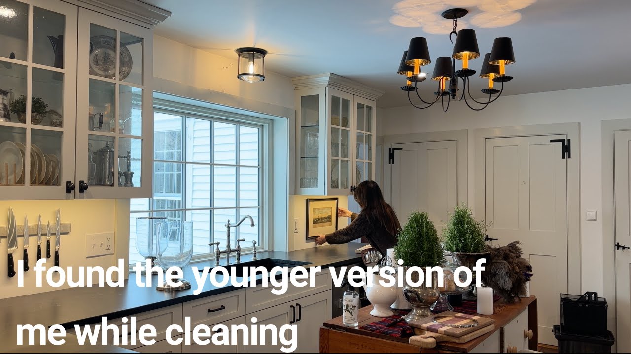 Finding a younger version of myself | cleaning and organizing our cozy New England home