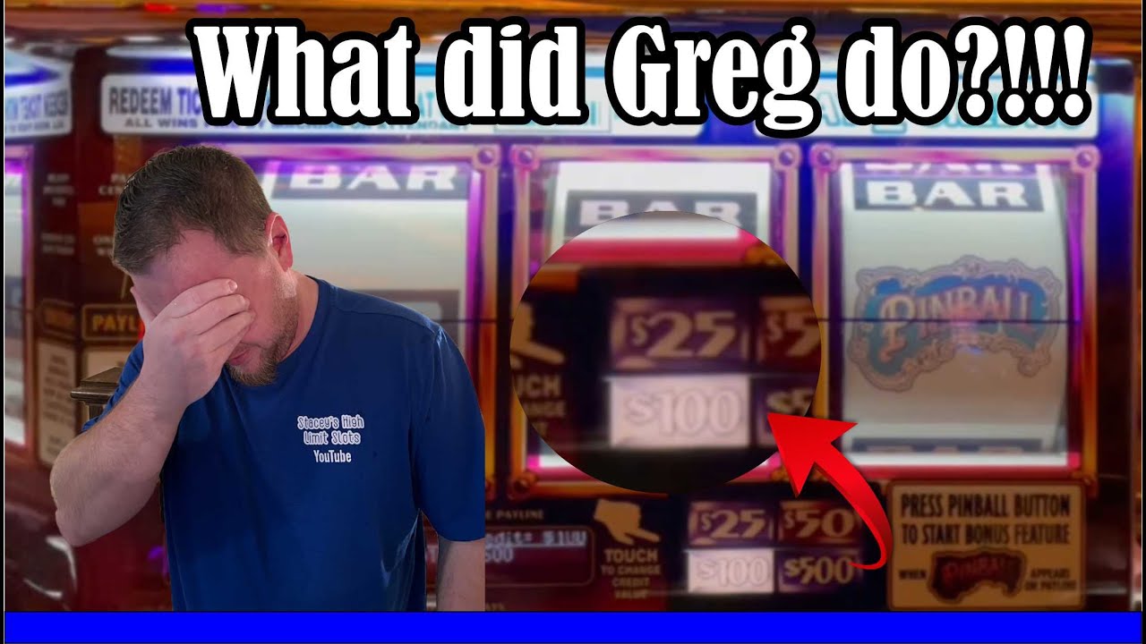 🚨$100 Pinball! WOW! Greg Snuck it in! BIG Jackpot! Plus a New Crazy Slot Machine! 2 Handpays!