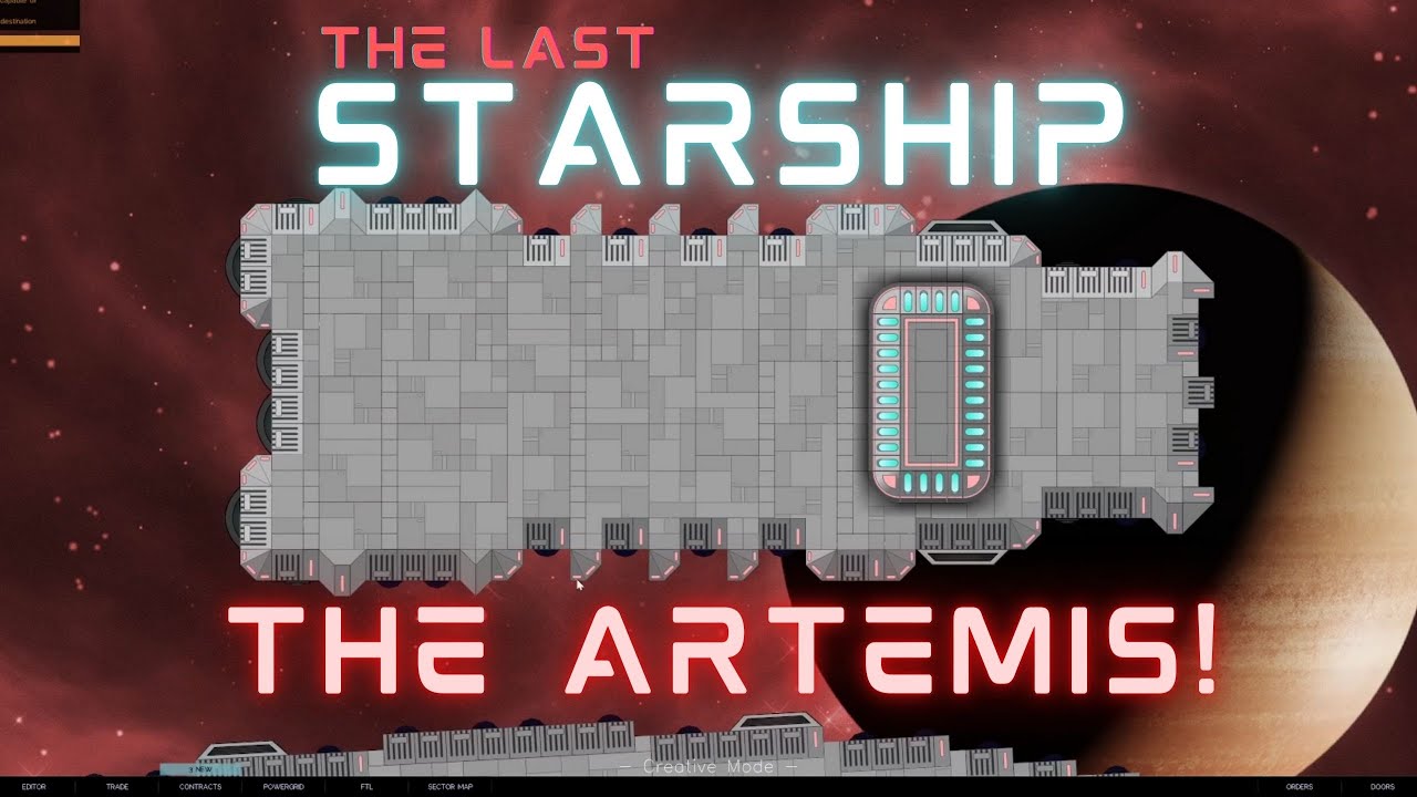 Introducing The Artemis, The Newest Custom Ship In The Last Starship: Alpha 4!