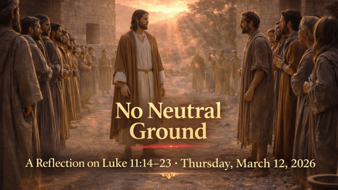 No Neutral Ground – A Reflection on Luke 11:14–23 | Thursday, March 12, 2026