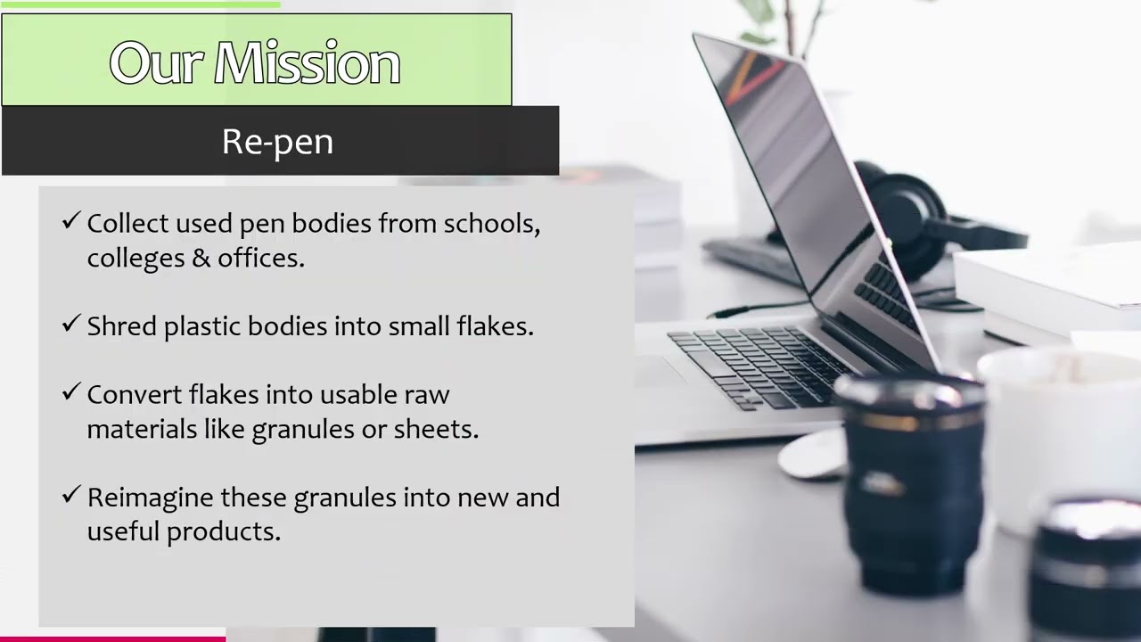 Re-Pen: Turning Old Pens into New Ones │ Sustainable Innovation Project