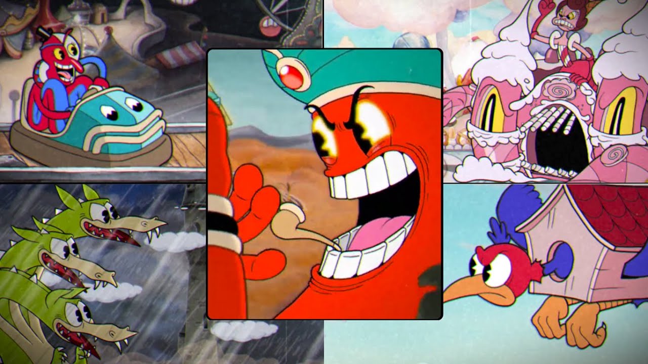 Cuphead - Inkwell Isle 2 All Bosses (A+ Rank, No Damage)