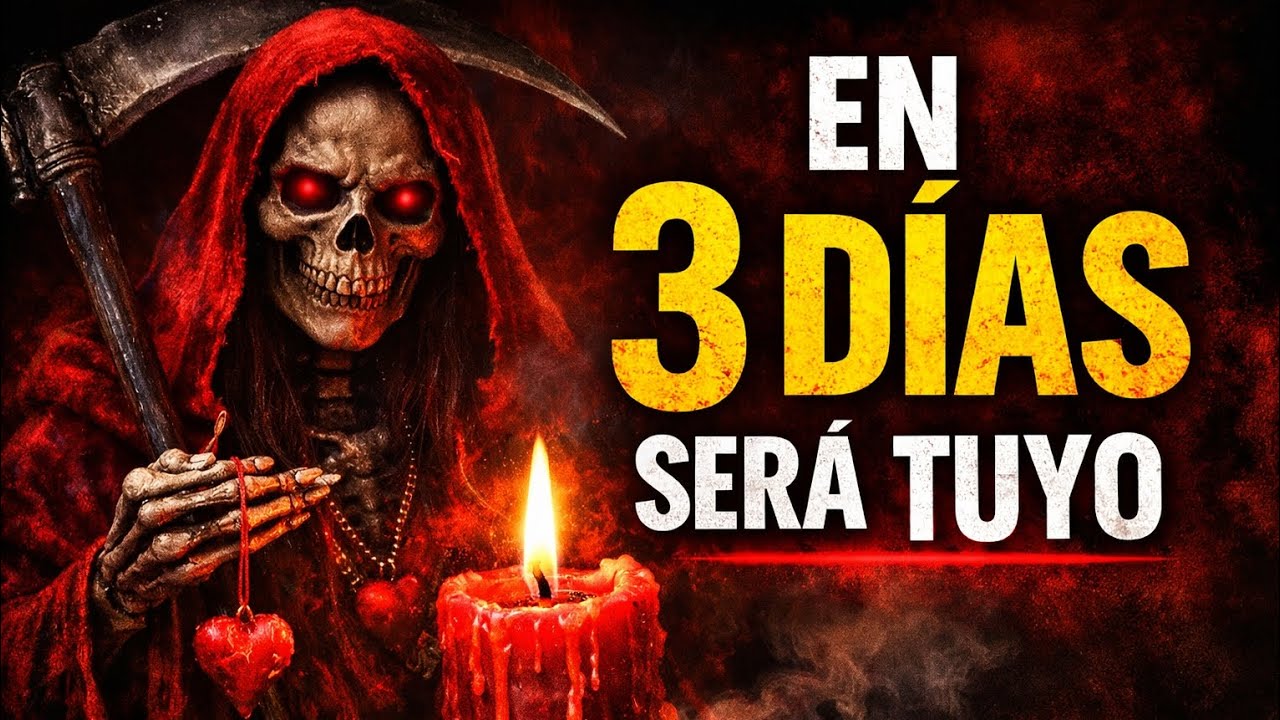Si lo amas de verdad, la Santa Muerte Roja lo amarrará a ti en 3 días  ORACION DE AMARRE 