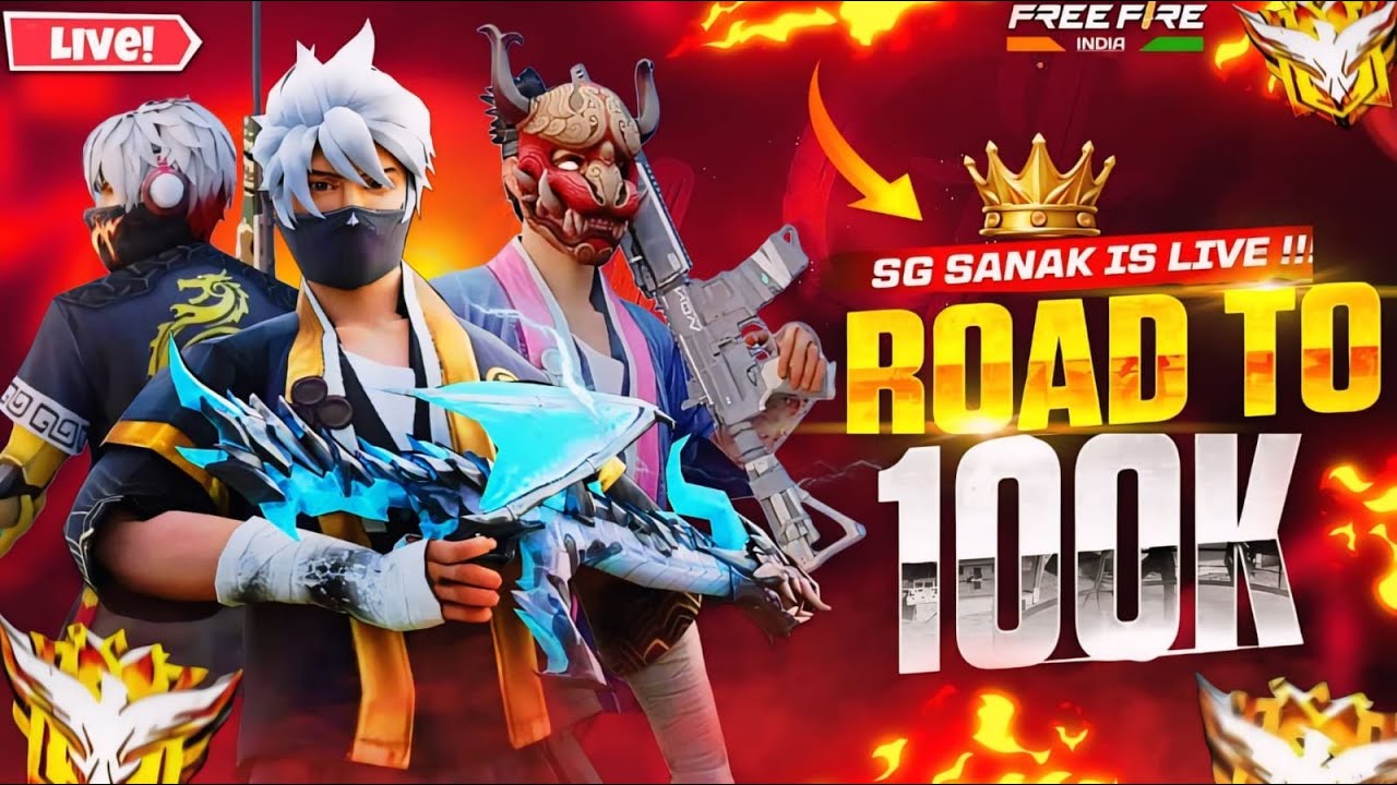 free fire🤯special 100K subscriber🔥collection VS with subscriber