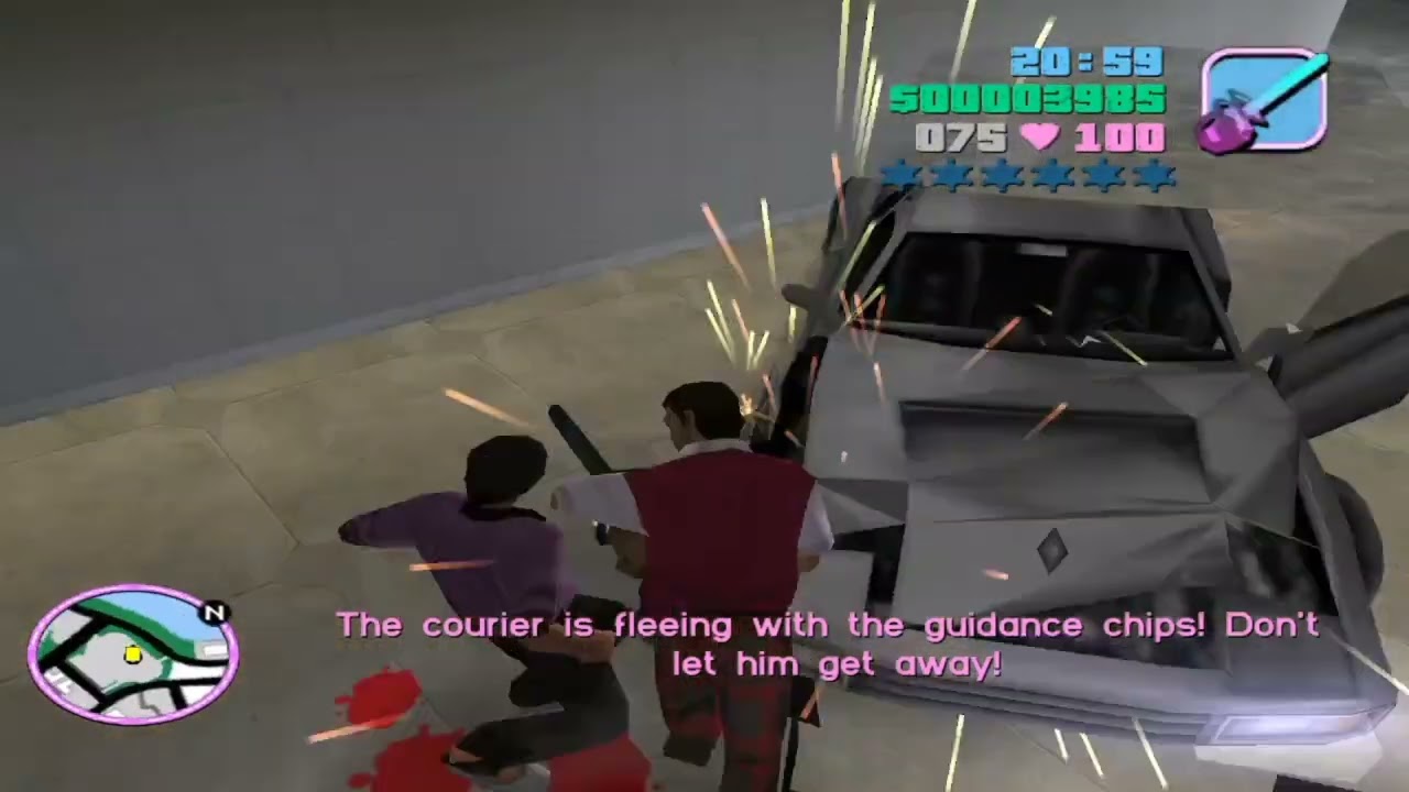 Grand Theft Auto Vice City Hardcore Mod | Mall Shootout