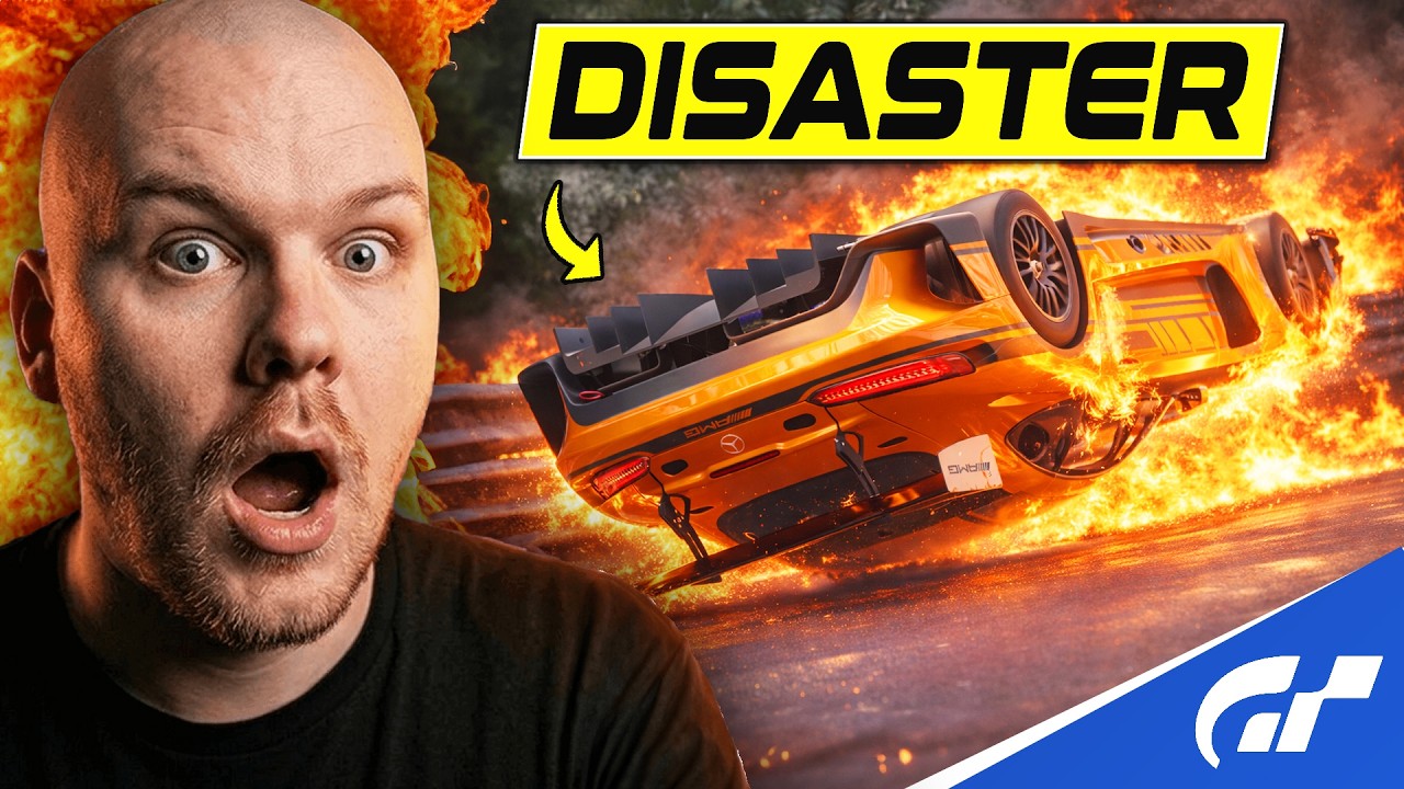 Gran Turismo представила нам Нюрбургринг в обратной конфигурации. Это был настоящий БЕЗУМНЫЙ РАЗГ...