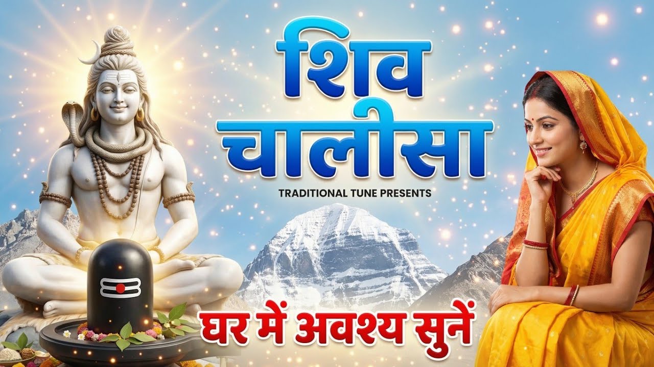 शिव चालीसा सुनने से हर दुःख, दृदिता, संकट दूर होती है | Shree Shiv Chalisa | Shiv Song | Shiv Bhajan