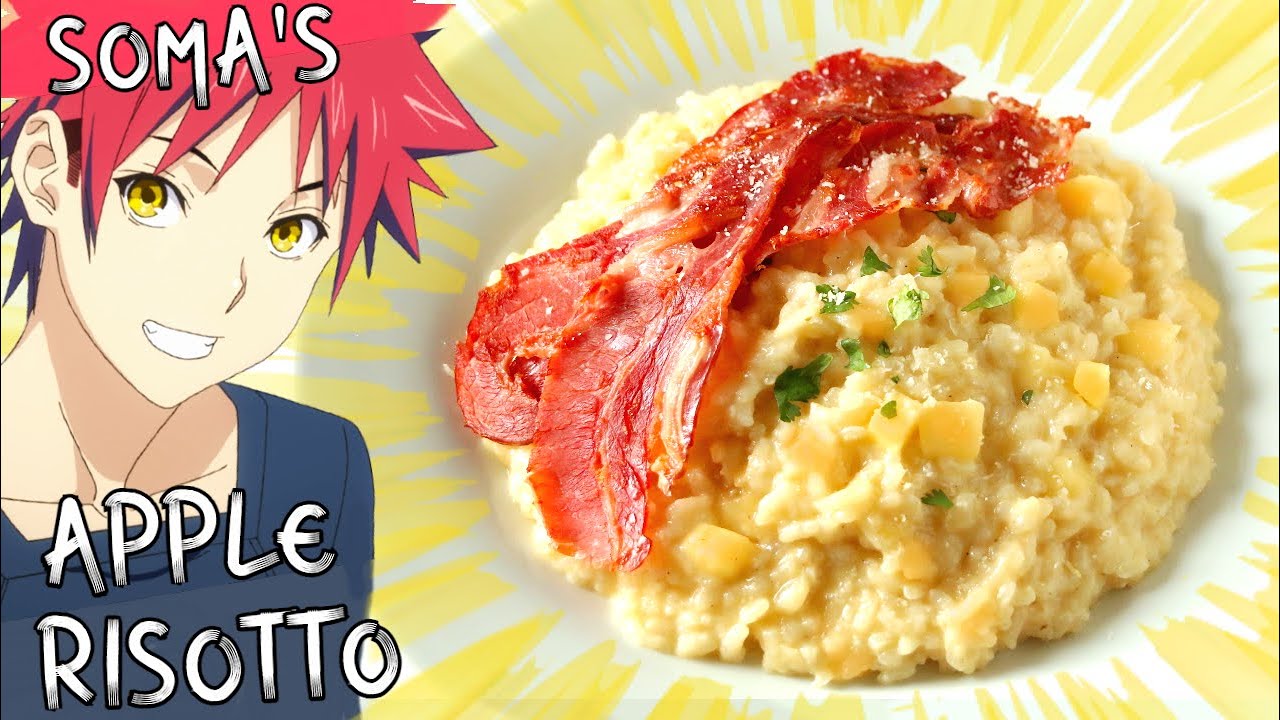 Food Wars ! Le risotto aux pommes de Soma (apple risotto)