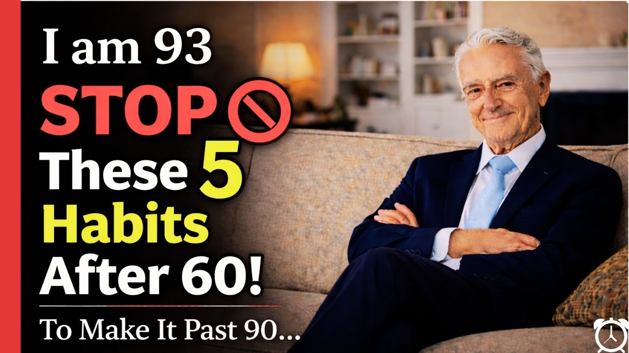 Most People Don’t Make It Past 90… Here Are 5 Habits You Need to Quit After 60
