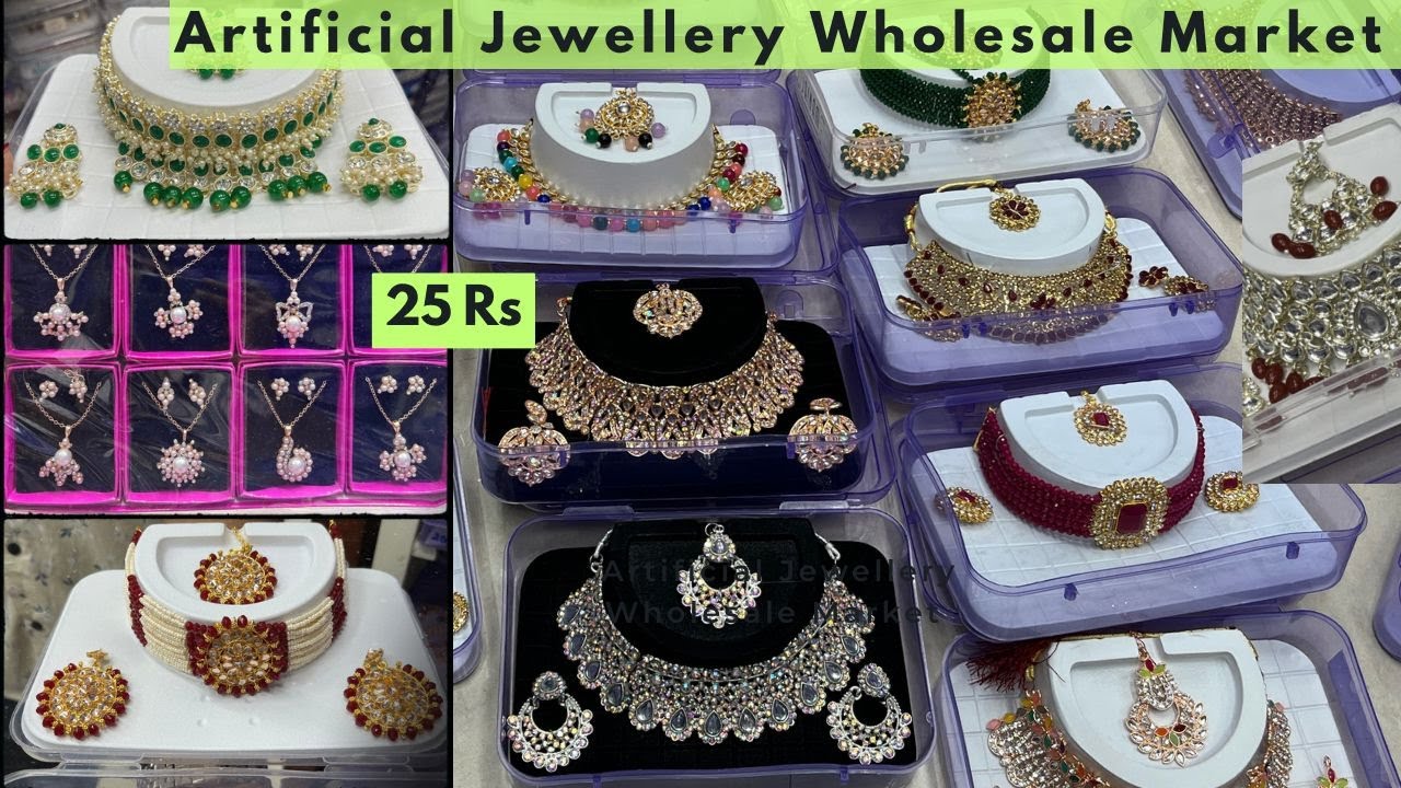 Imitation Jewellery wholesale Market Mumbai | Artificial Jewellery | Necklace Wholesale Market #yt