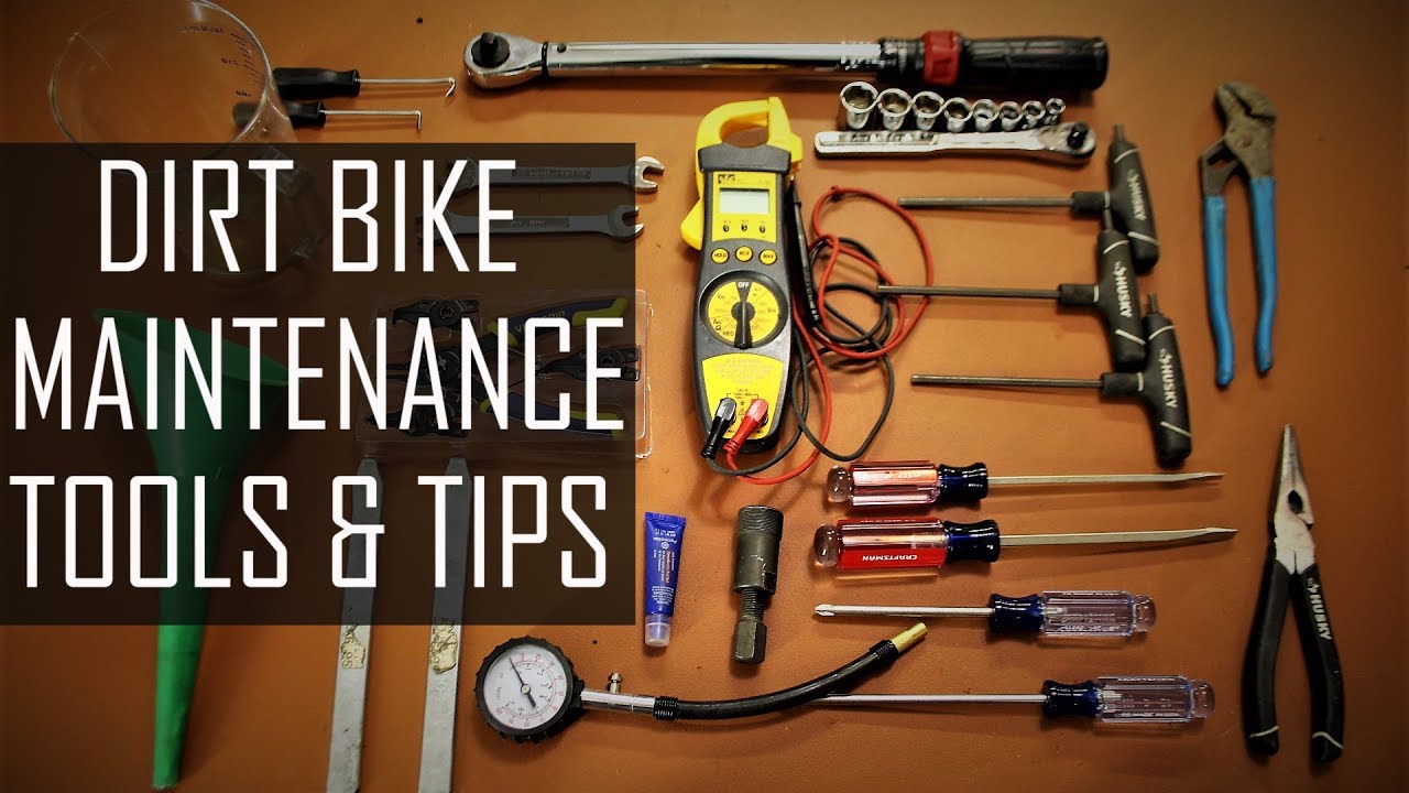 Dirt bike maintenance tools and tips. How to maintain your dirt bike - Beginners guide.