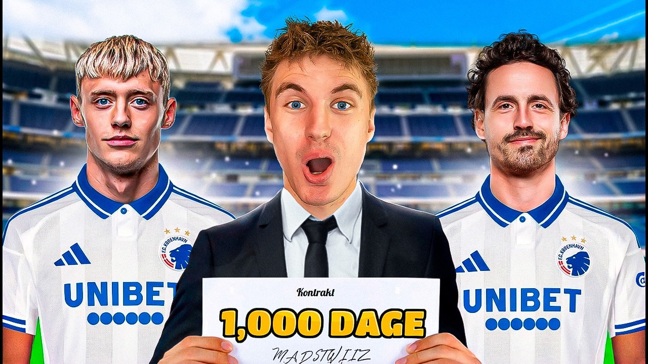 Jeg er Træner for FC København i 1,000 Dage!💙