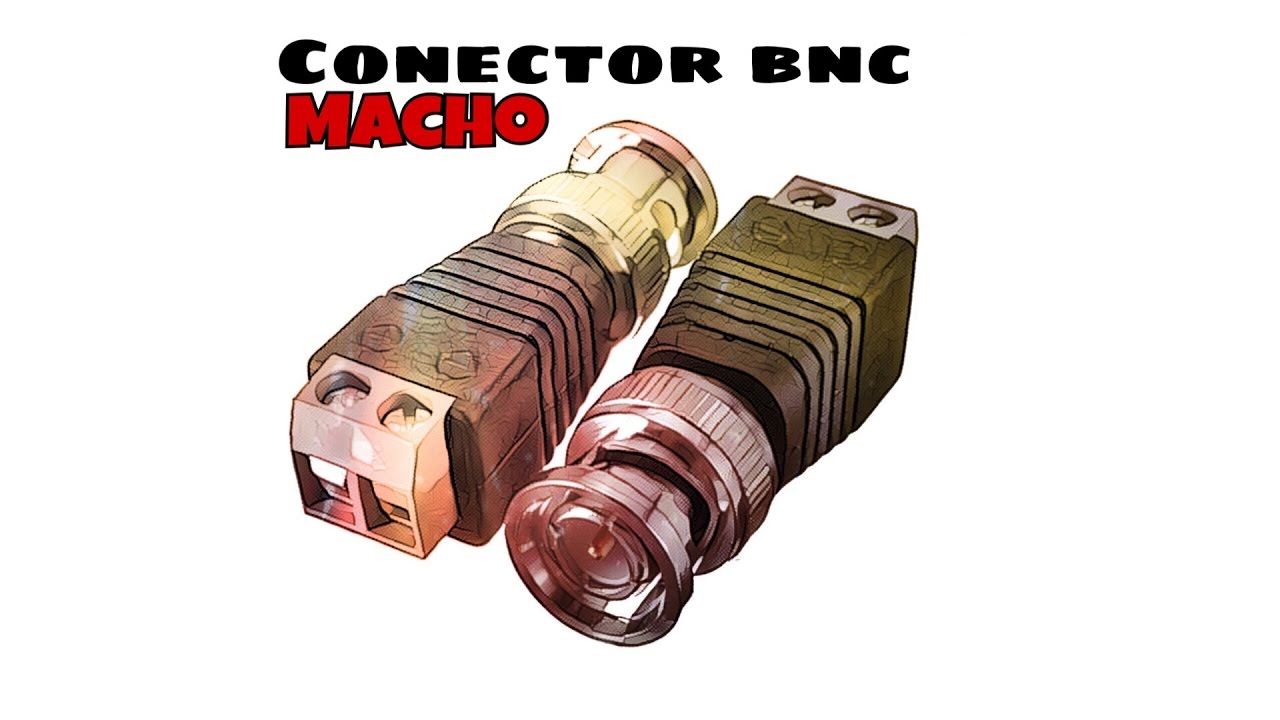 Conector BNC macho distribuido por CABLEPELADO &reg;