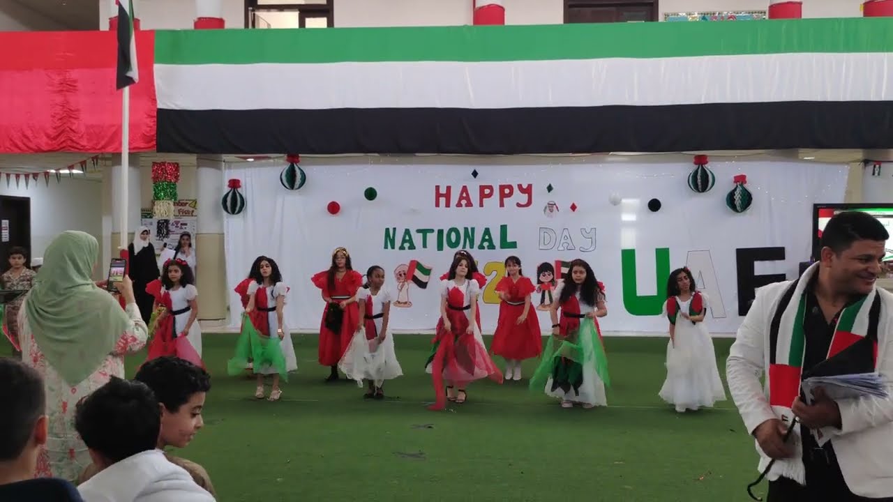 Extraordinary performances of our talented students during the celebration of 52nd UAE National Day