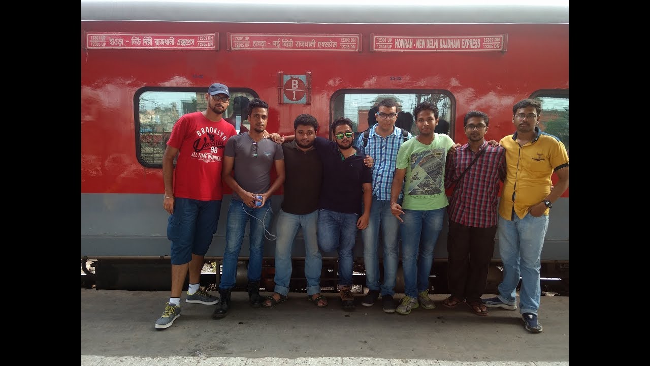 Howrah Rajdhani 12301 Full Journey Coverage I Delhi Trip September 2017