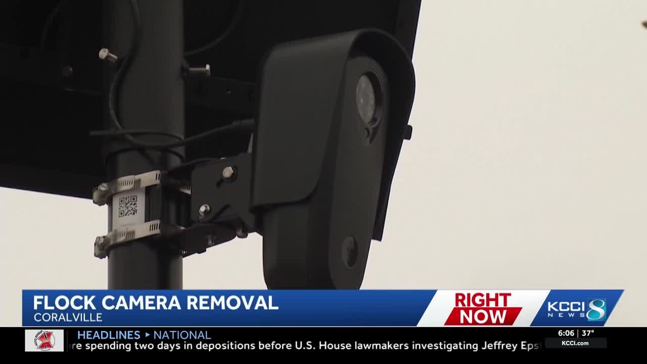 Iowa city removes Flock license plate readers, terminates contract with surveillance company