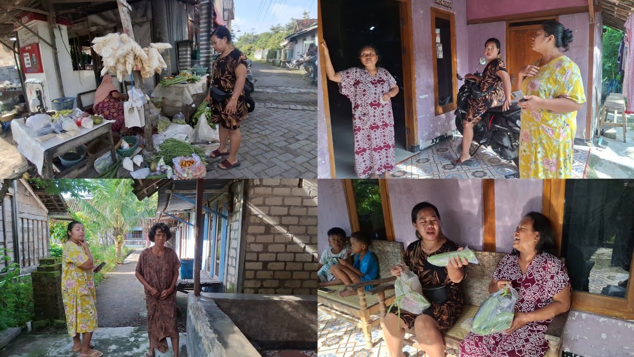 BELANJA NENG PASAR,MBAK MUR TIBA² KE RUMAH ADA KABAR APA YA???