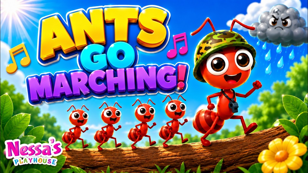 The Ants Go Marching | Nursery Rhymes & Kids Songs 2025