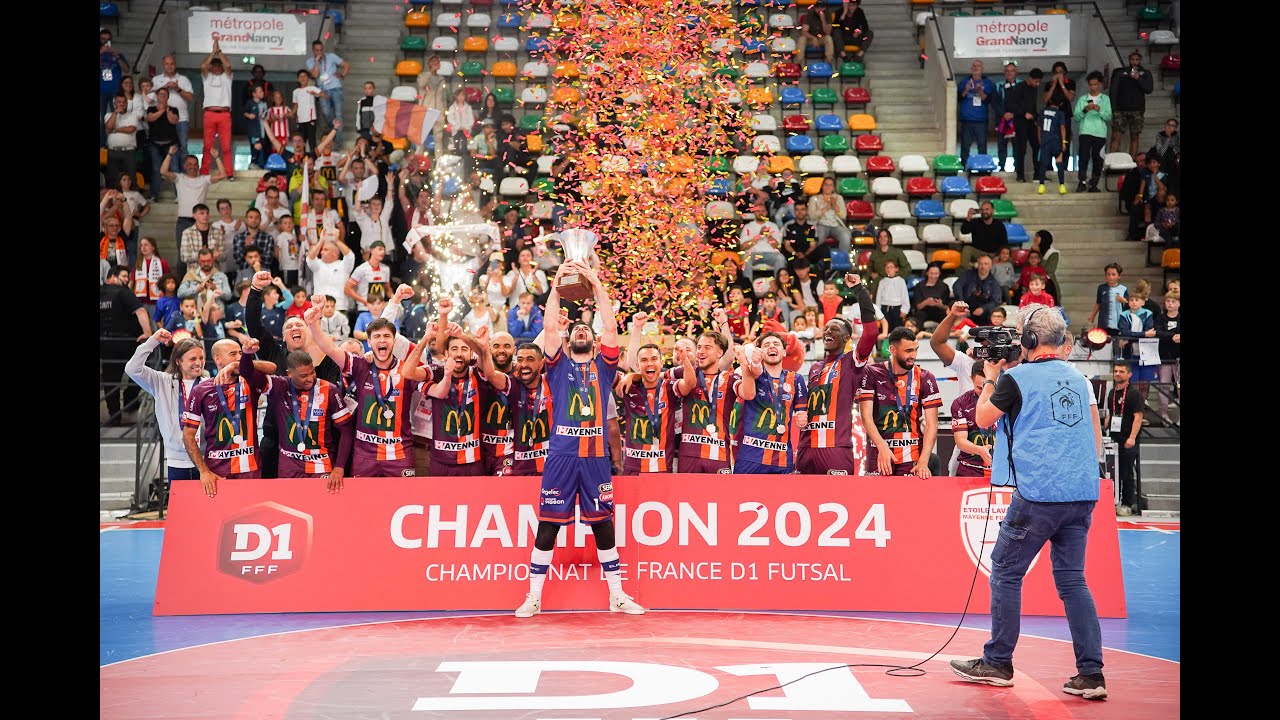 D1 Futsal : L'Etoile Lavalloise sacrée Championne de France (7-1)
