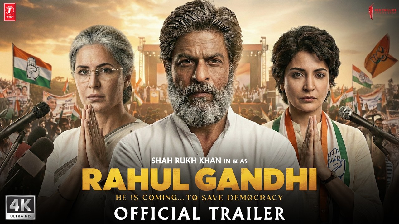 Rahul Gandhi - Trailer | ShahRukh Khan as Rahul Gandhi | Katrina Kaif | Anushka Sharma | In 2026